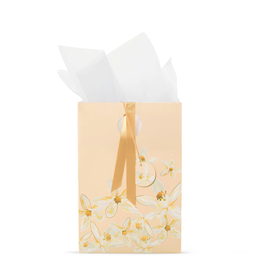 Peach Jasmine Floral Gift Bag 54R9